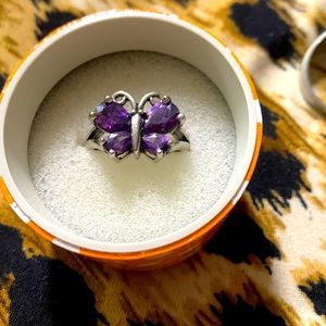 Ladies butterfly ring